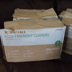 Ecoriginal Eco-friendly Diapers Newborn  Pack Of 30