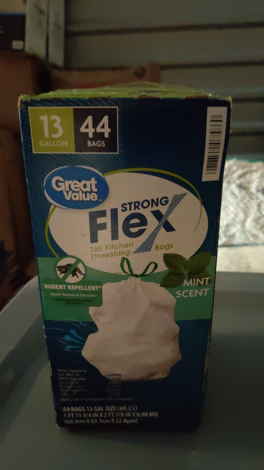 Great Value Strong Flex Tall Kitchen Trash Bags