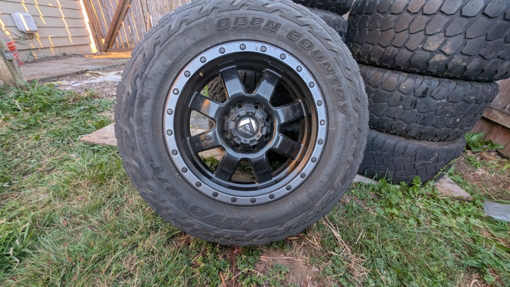 Fuel Wheels And Tires 8x170