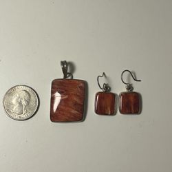 red oysters shell jewelry 