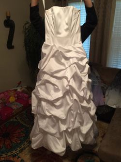 White formal dress