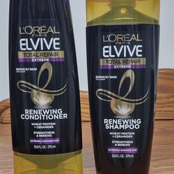 L'OREAL ELVIVE SHAMPOO & CONDITIONER (NEW)