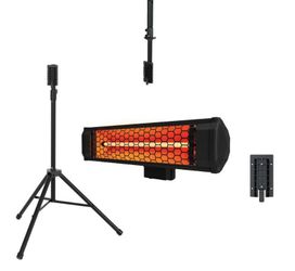 Heat Storm 1500-Watt Electric Indoor/Outdoor Quartz Infrared Portable Space Heater w/Tripod