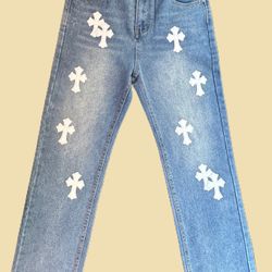 Chrome Heart Jeans Denim Pants Levis