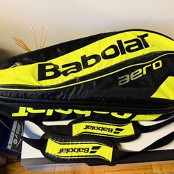 Babolat Pure Aero tennis bag, Yellow