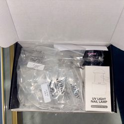 Nail Tips and Glue Gel Kit, 1008Pcs Soft Gel Coffin Nail Tips