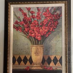 Hom Interiors Cuadro Pintado A Mano 
