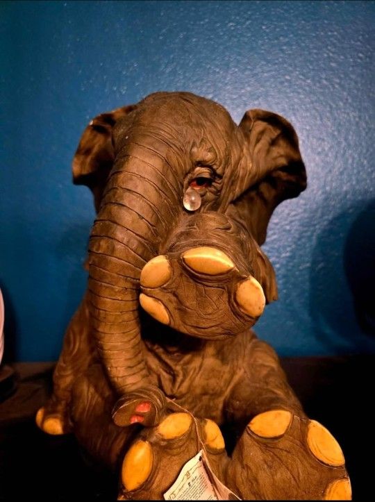 Crying Elephant Statue