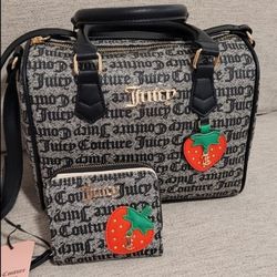 Beautiful  Juicy Couture Print Strawberry Purse Collection  $55