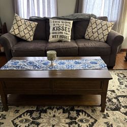 Couch and loveseat