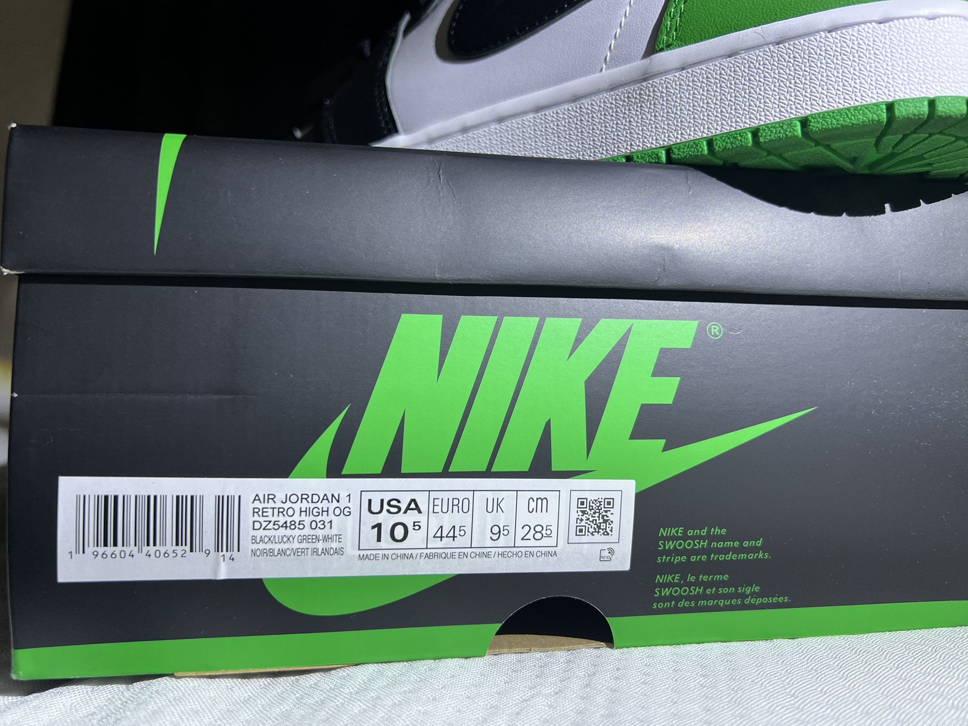 Air Jordan 1 Retro High OG ‘Lucky Green’