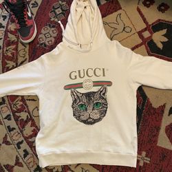 GUCCI - Woman’s Small Hoodie Rare Cat Sequin 