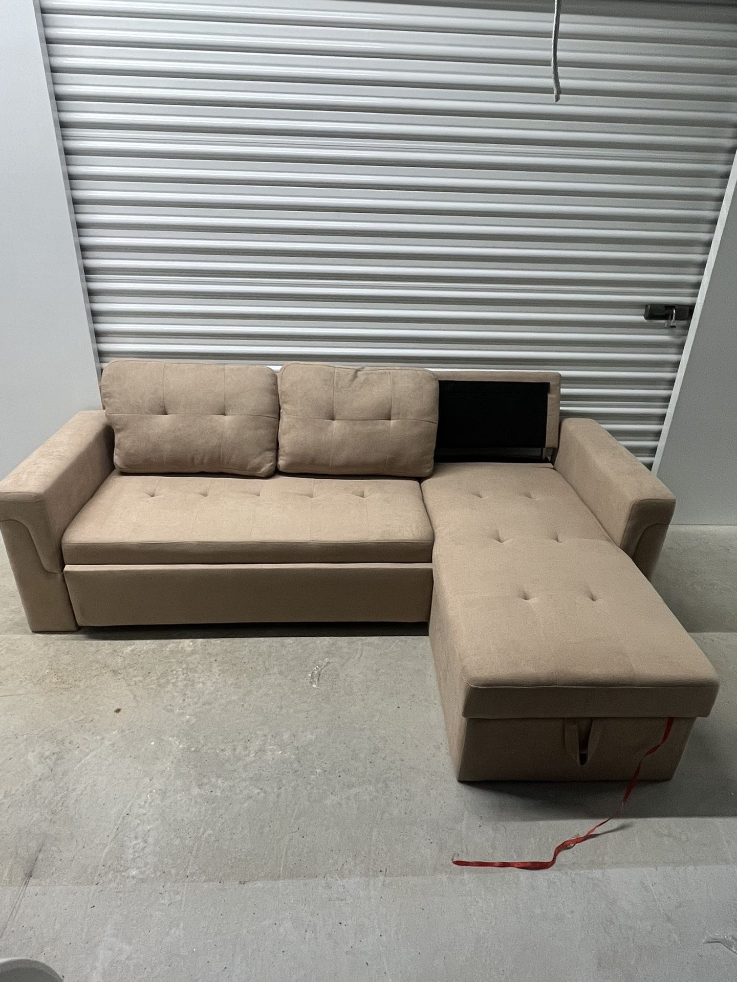 New Sofa Bed (missing 1 pillow)