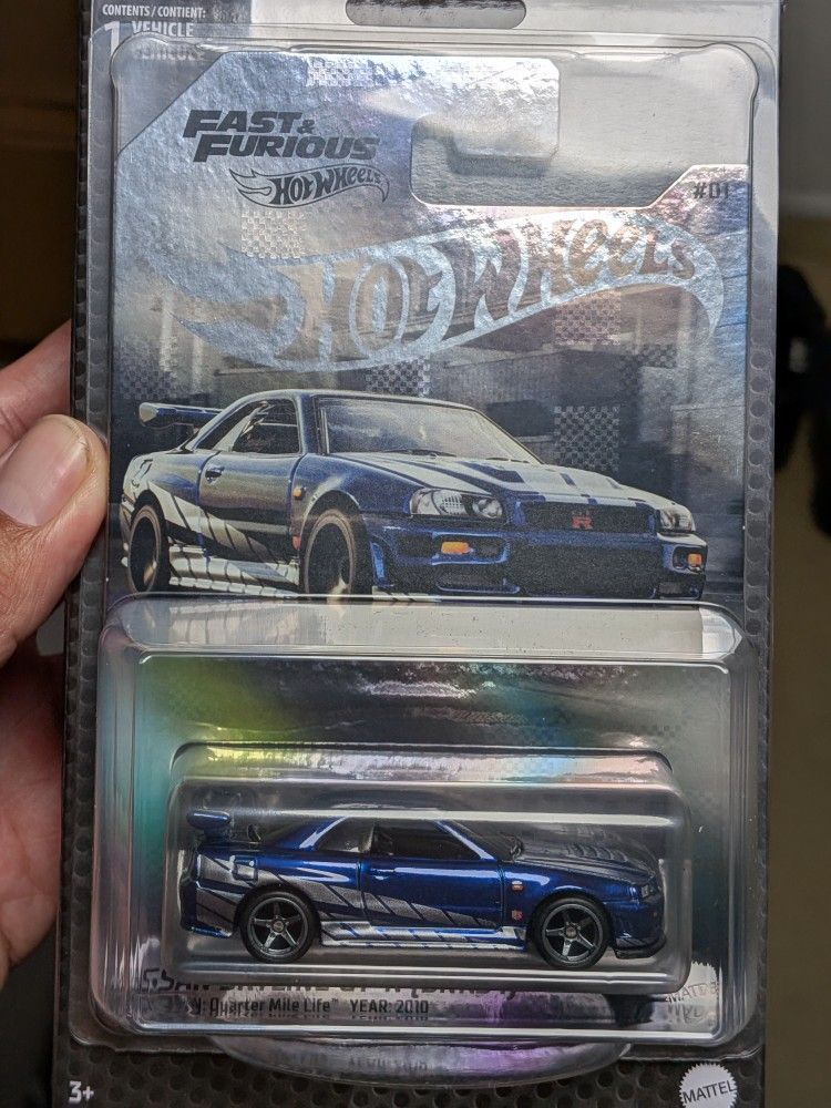 Hot Wheels Nft Garage Fast And Furious Skyline R34