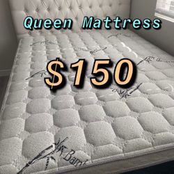  BRAND NEW PILLOW TOP MATTRESSES ✅ COLCHONES NUEVOS PILLOW TOP 💯‼️   QUEEN SIZE $150 ❌ $210 With Box Spring   FULL SIZE $140❌ $200 With Box Spring💥 