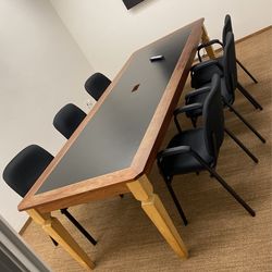 Large Conference Table & Chairs