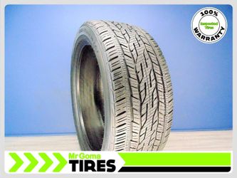 1 CONTINENTAL CROSSCONTACT LX20 ECOPLUS 275/45R22 USED TIRE 8.9/32 TREAD 2754522