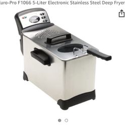 Euro-Pro F1066 5-Liter Electronic Stainless Steel Deep Fryer
