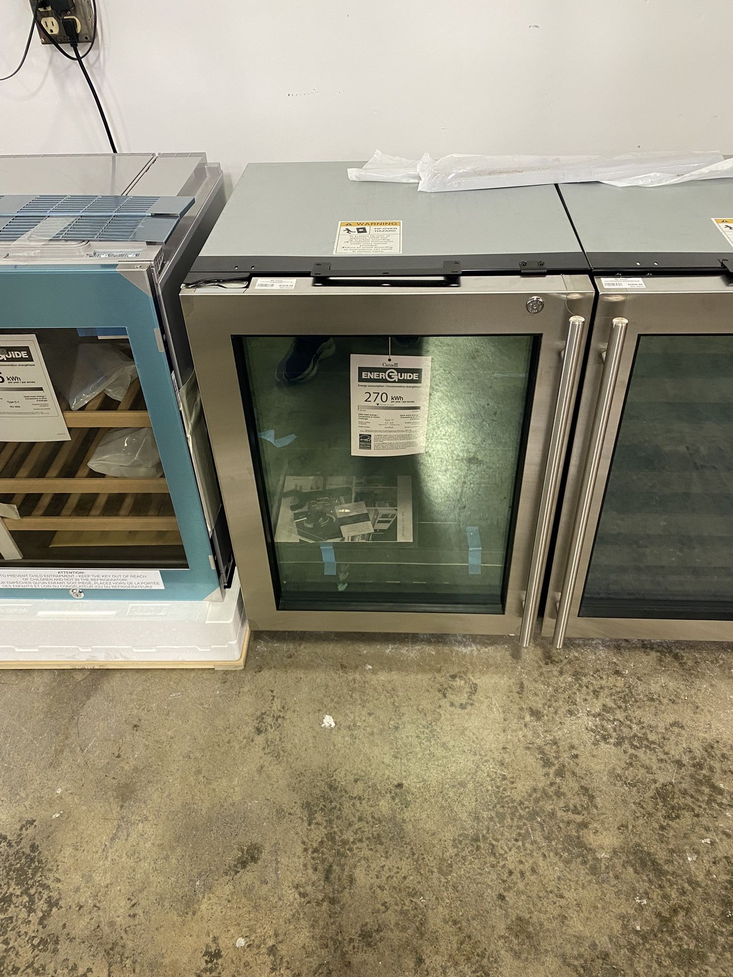 U-Line 2000 Series U2224RGLS00B 4.9 cu. ft. Built-in Compact Refrigerator