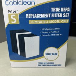 Cabiclean Filter S 8+2 True Hepa Replacement Filter Set - C545 Compatible 