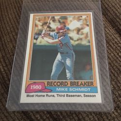 Baseball Card 1981 Topps Mike Schmidt