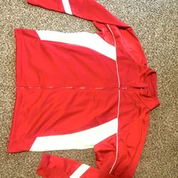 Red High Five athletic jacket 