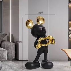 Giant Love Heart Mickey Mouse figure 80cm black