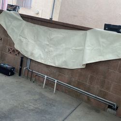 White Windshield Cover