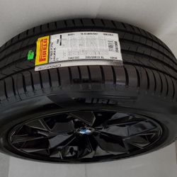 New Tires Original BMW X3 X4  Black 19" Wheels Rims OEM 