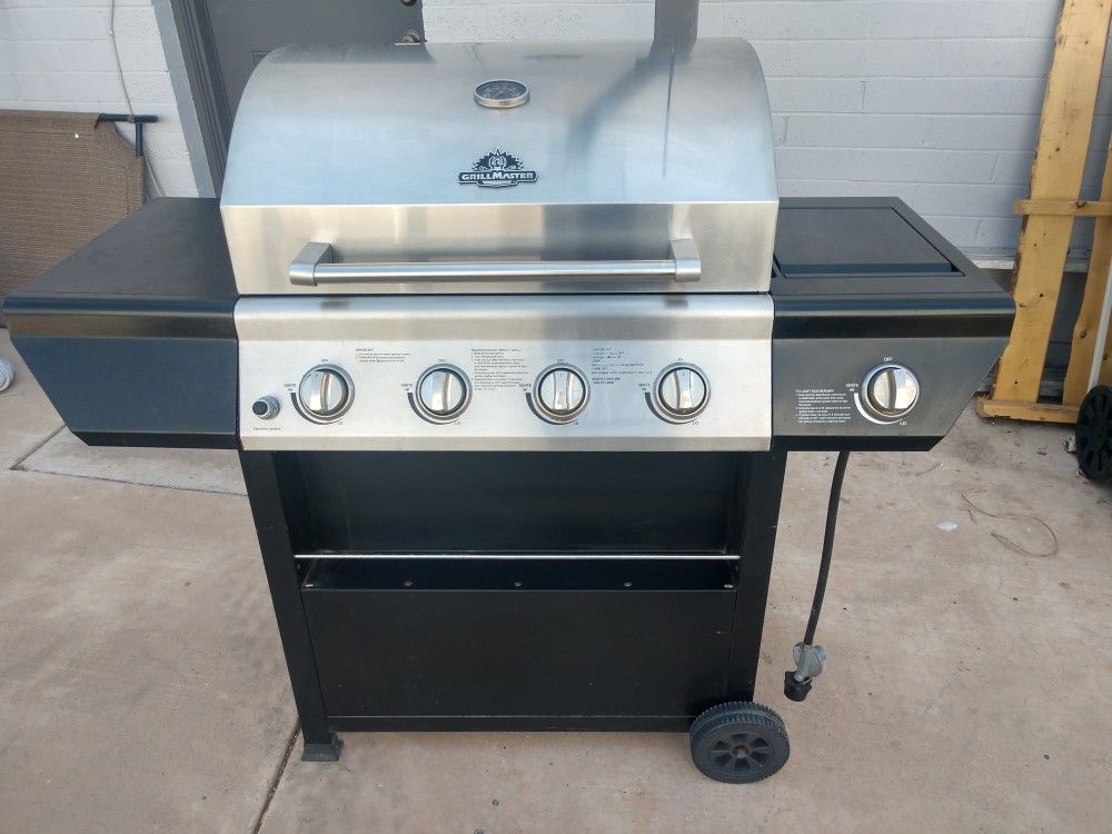 GrillMaster Stainless Steel BBQ Grill