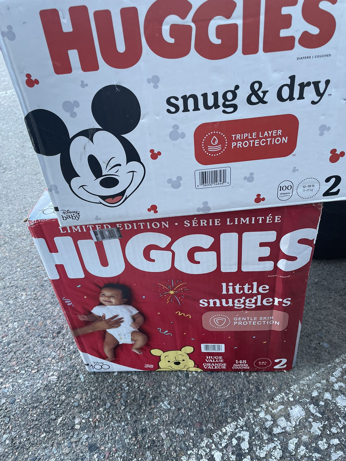 Size 2 Huggies New Diapers
