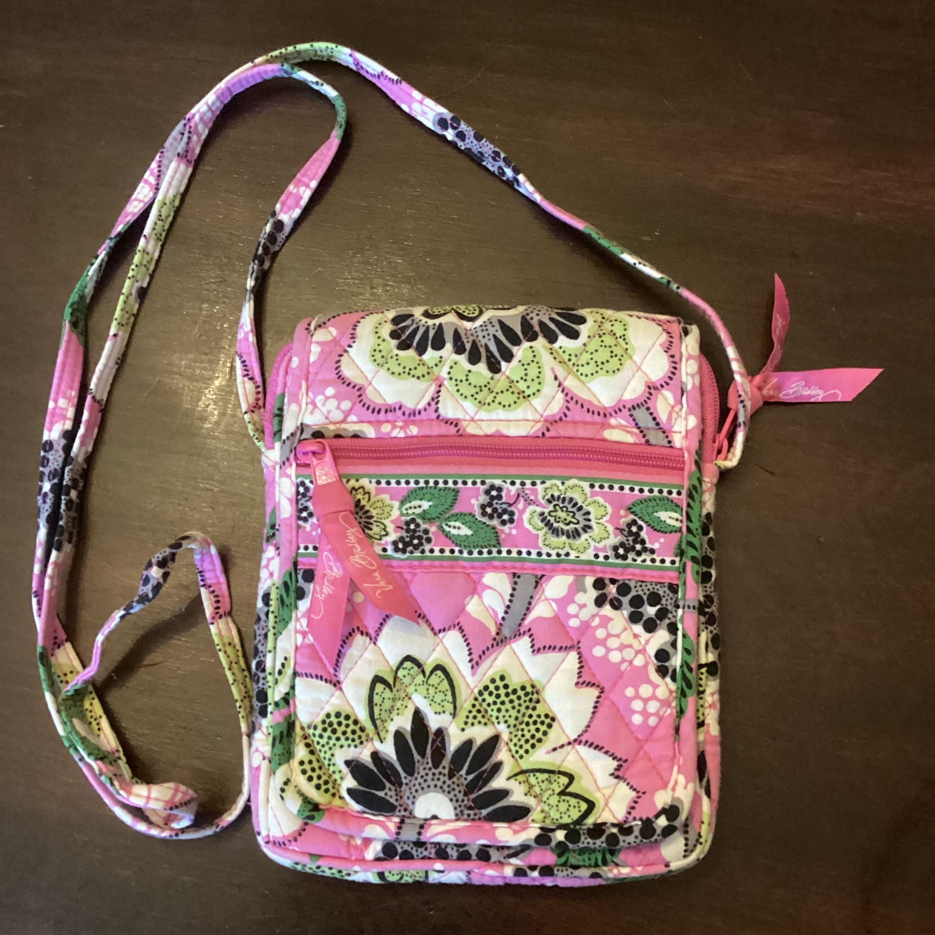 VERA BRADLEY Priscilla Pink Crossbody Hipster Bag