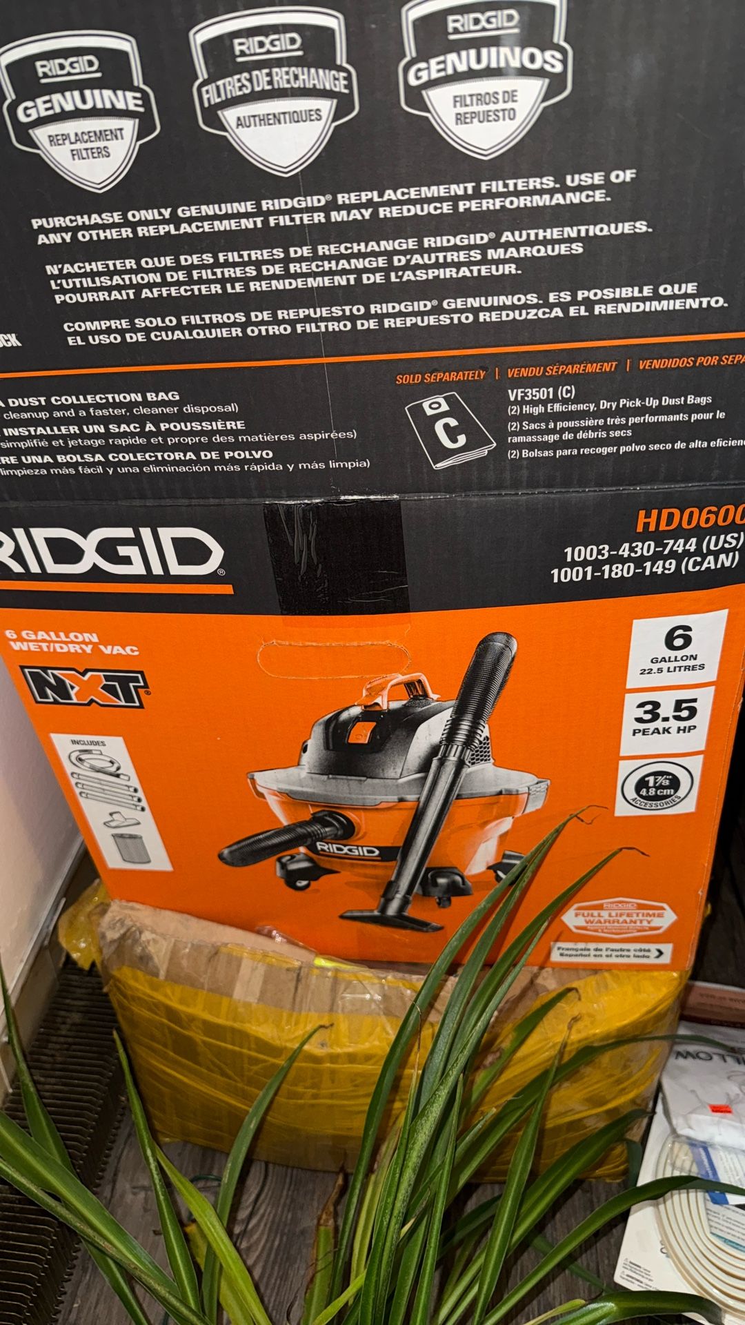 Ridgid Wet And Dry Vacuum