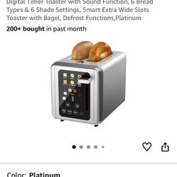 Digital toaster/Wunly touch screen