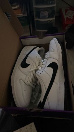 Nike dunk lows  White/Black size 14 NEW!