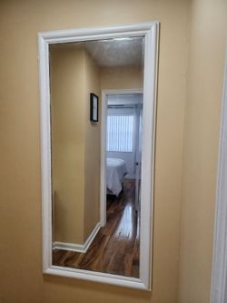 White mirror64×29 1/2 inch