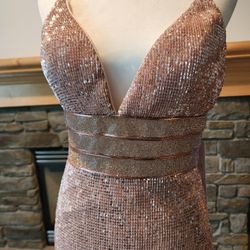 Brand New Jovani Rose Gold Dress!