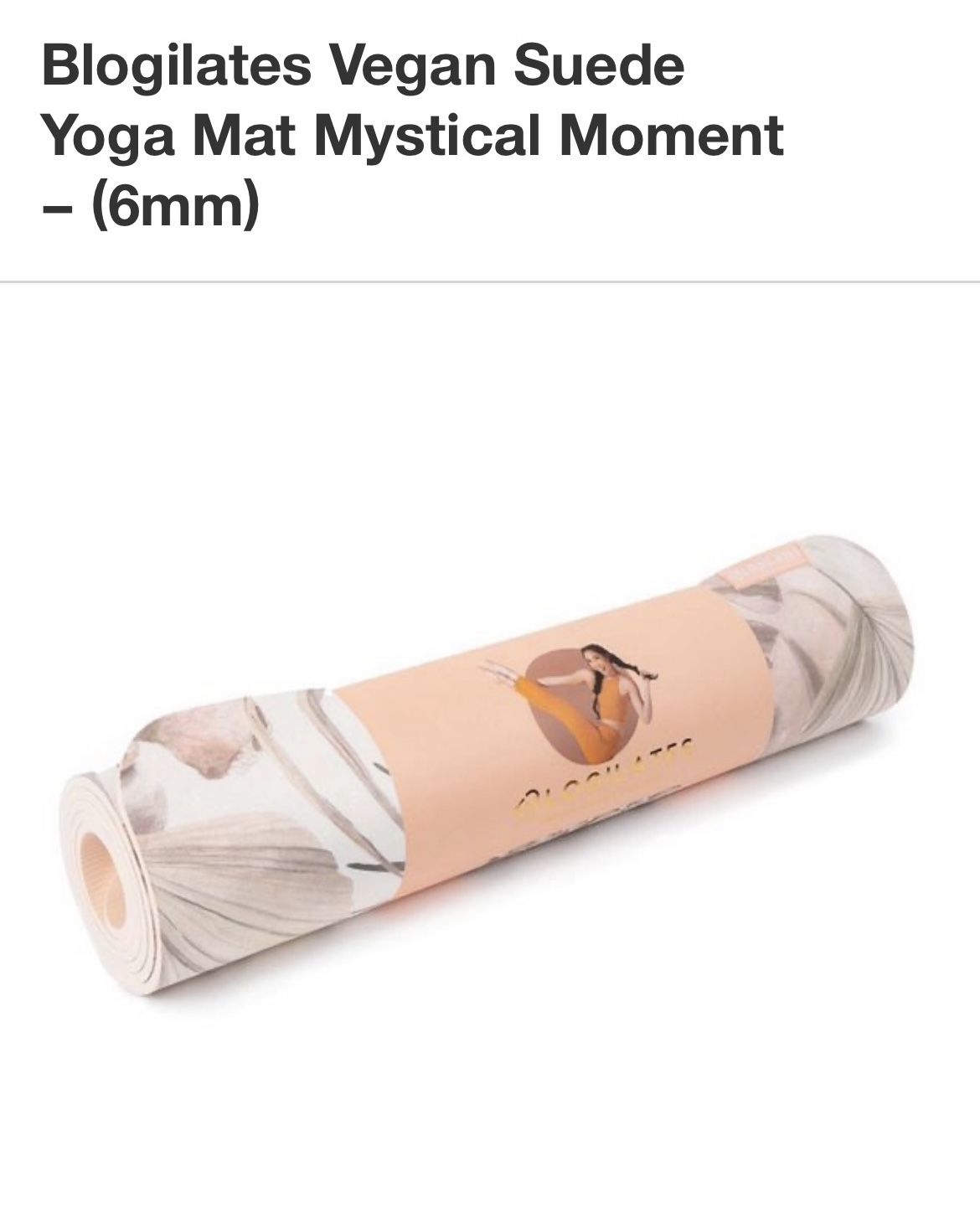 Blogilates Vegan Suede Yoga Mat *New*