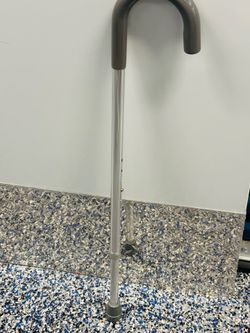 Standard Aluminum Crook Cane with Foam Grip – Great Condition