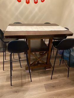 High-Top Dining Table Set
