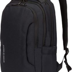 SwissGear 3573 Compact Laptop Backpack, Black, 17-Inch