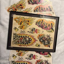 Tattoo Flash Prints And Original