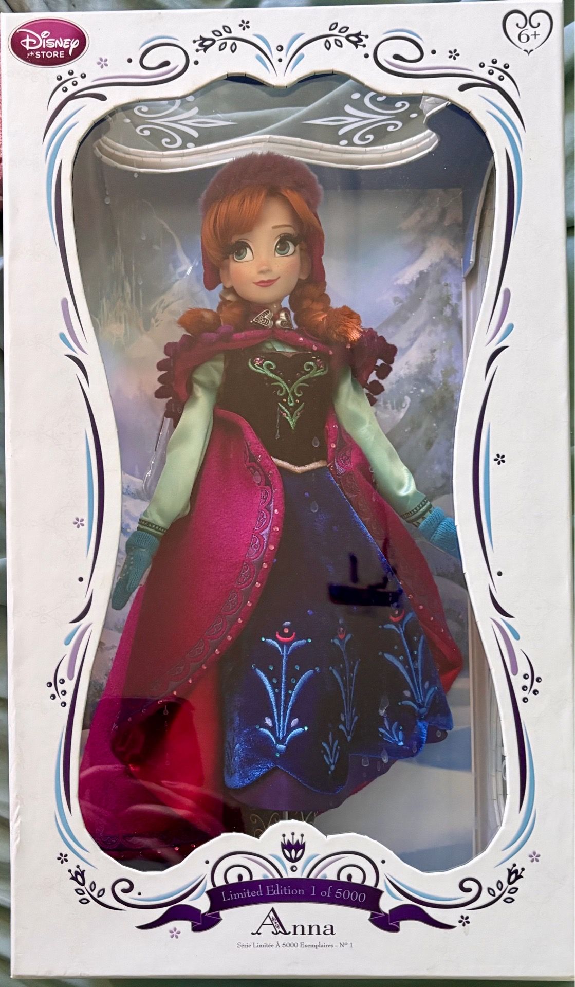 Limited Edition Princess Anna Snow Gear Disney Collector Doll