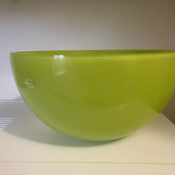 Lime Green Deep Salad Bowl