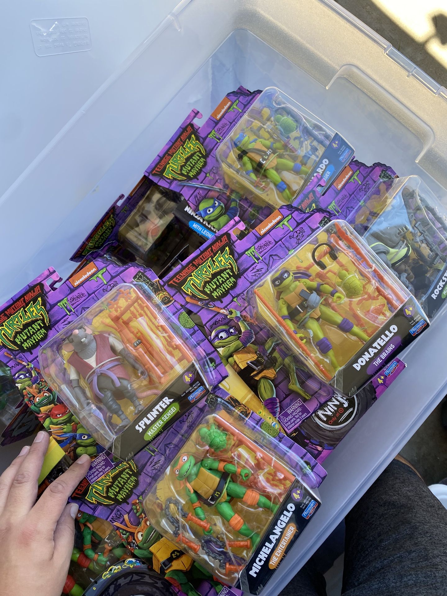 TMNT Ninja Turtles Mutant Mayhem Figures Lot