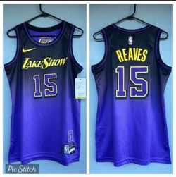 Lakers Reaves Jersey Size S Small M Medium