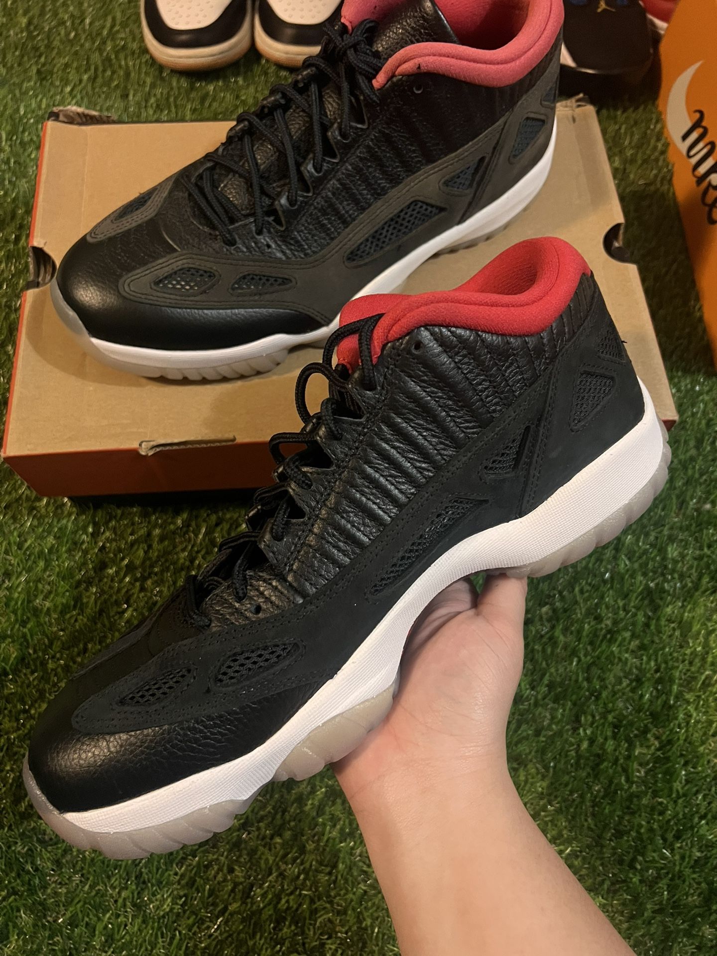 Size 11 - Jordan 11 Retro Low IE OG Bred 2021 Mens CLEAN