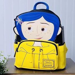 Loungefly Coraline Mini Backpack And Crossbody Bag 