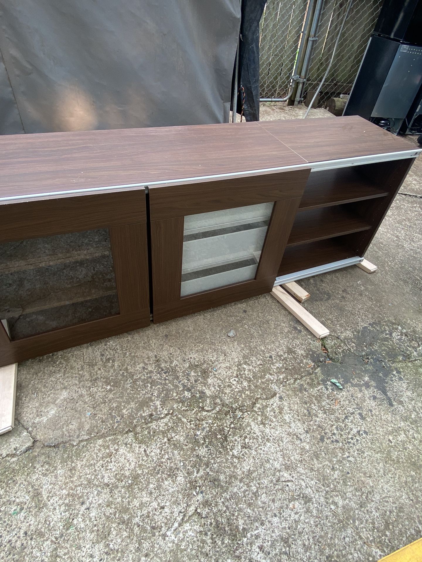 BESTÃ… Storage combination with drawers