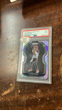 🐯 Joe Burrow Rookie #PB1 | 2020 Panini Chronicles Prizm Black Silver | PSA MINT 9 | Bengals RC | $99.99
